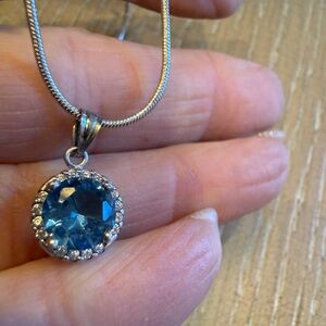 Elegant turquoise Gemstone Pendant Necklace